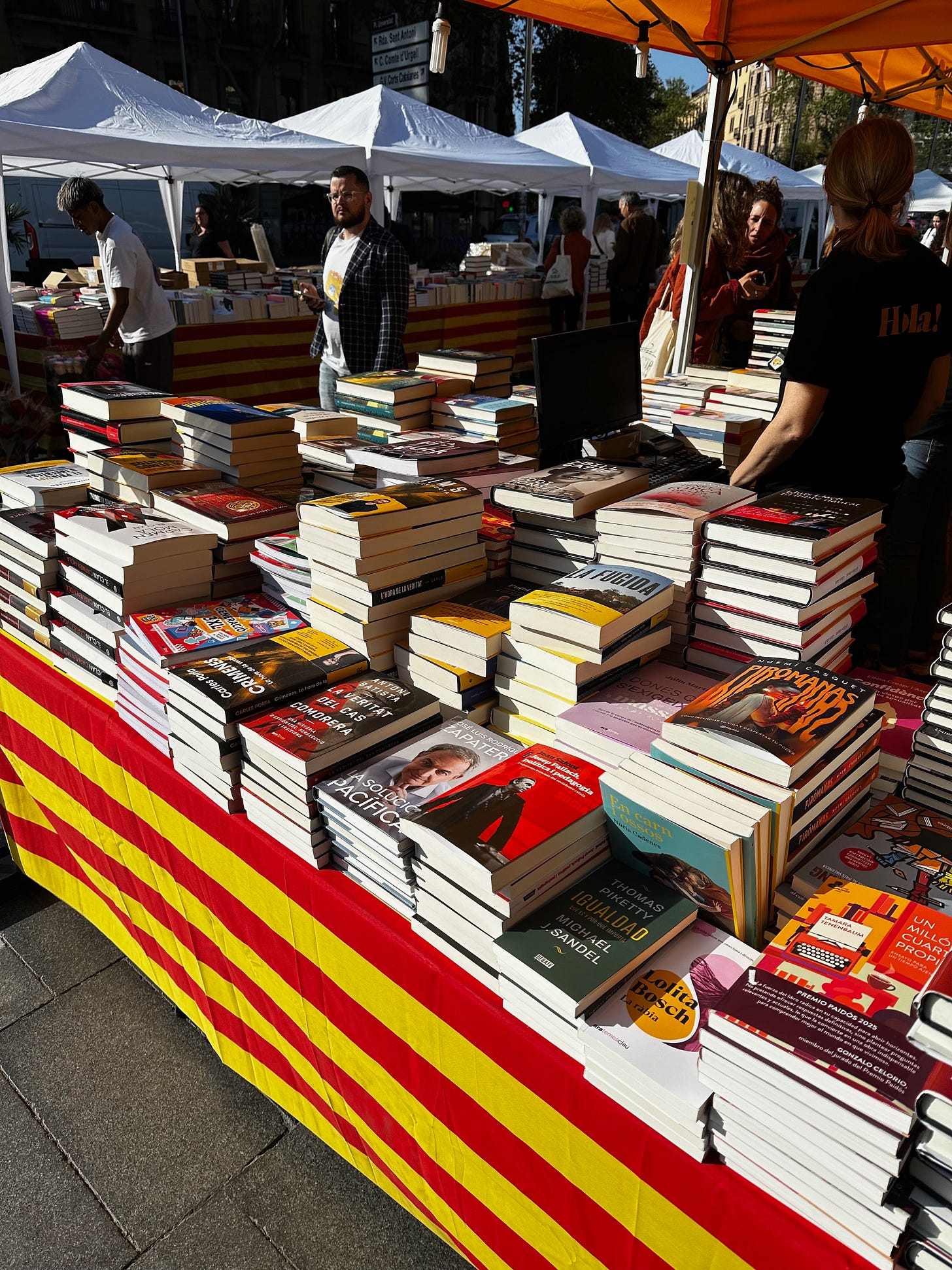 Barcelona on Sant Jordi