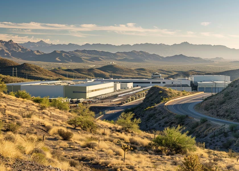 Hypothetical TSMC factory in Arizona