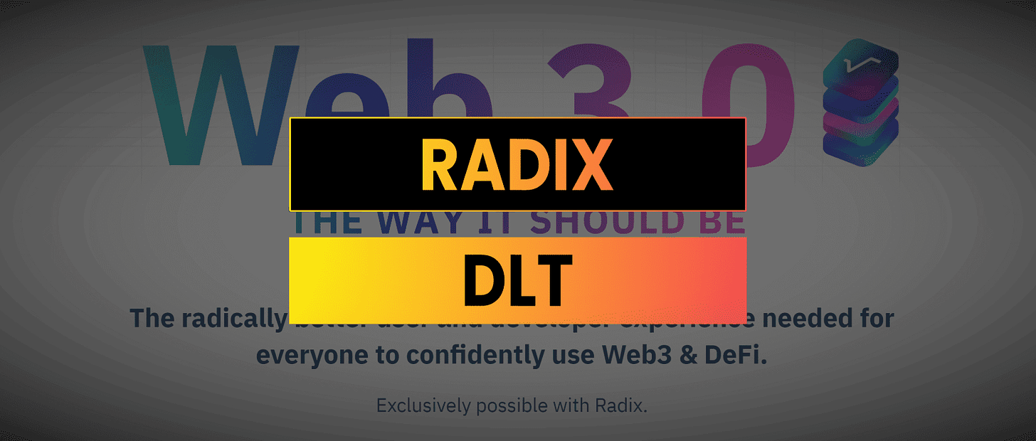 Radix DLT | DeFI Analysis Report