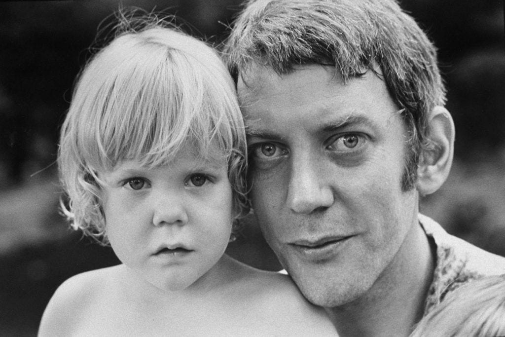 Donald Sutherland: Photos of the Actor and His Family, 1970
