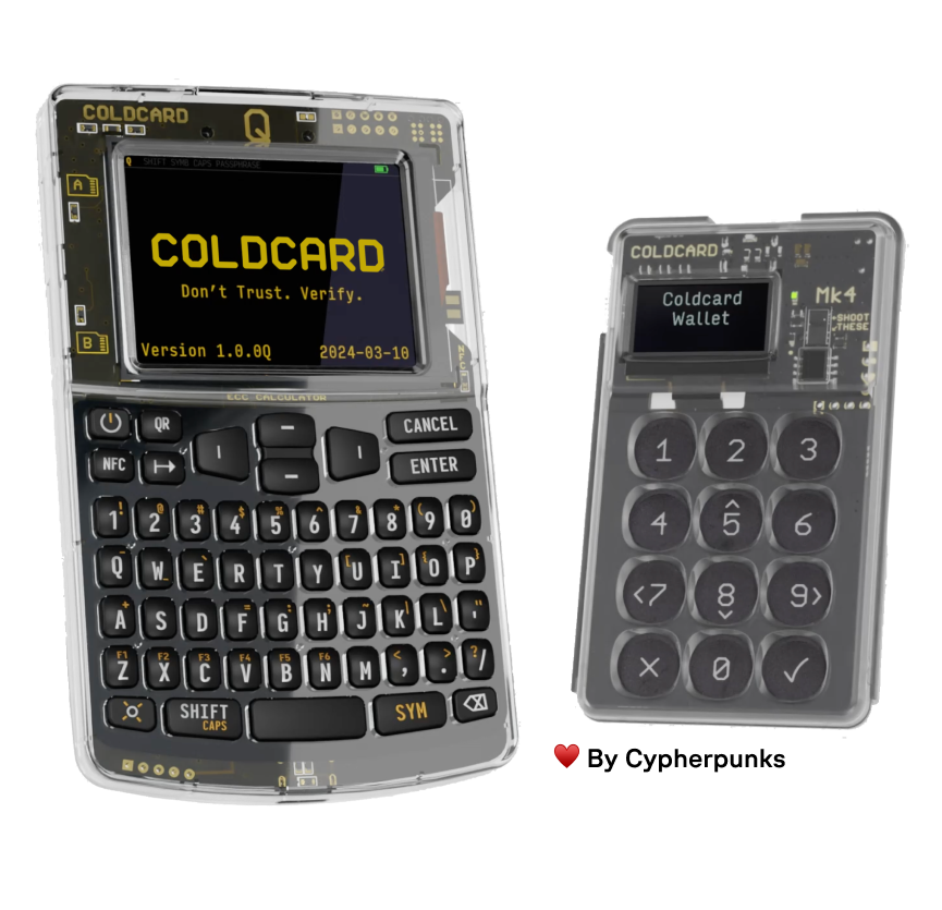 COLDCARD - The Most Trusted and Secure Signing Device (a.k.a. Hardware  Wallet)