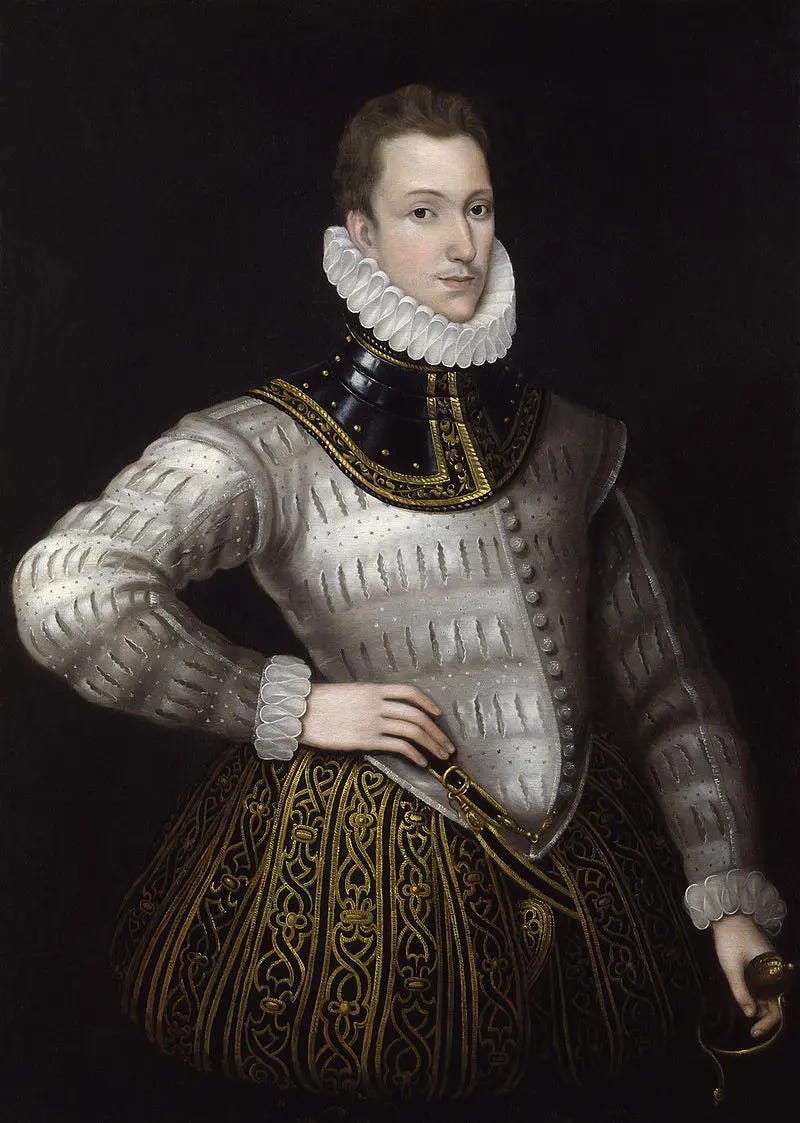 Sir Philip Sidney, circa 1578, by unknown artist. (Public Domain)