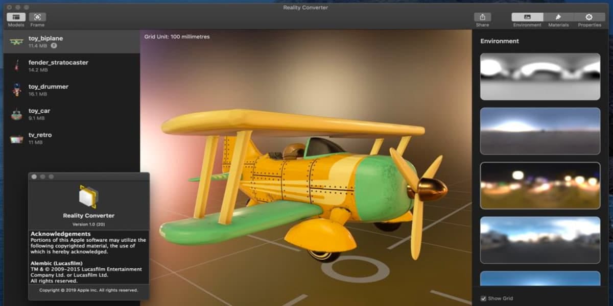 Reality Converter ทำให้การสร้างวัตถุเสมือนจริง 3 มิติเป็นเรื่องง่าย |  ฉันมาจาก Mac