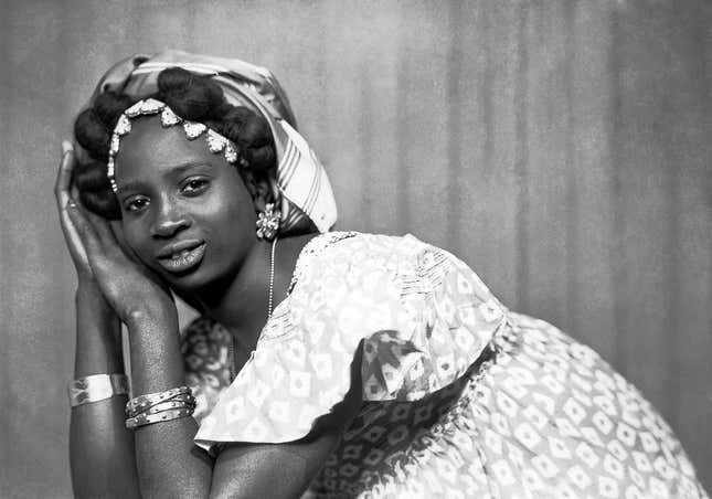 Photos by Mama Casset and an anonymous photographer, show Senegal in 1920s and 1950s