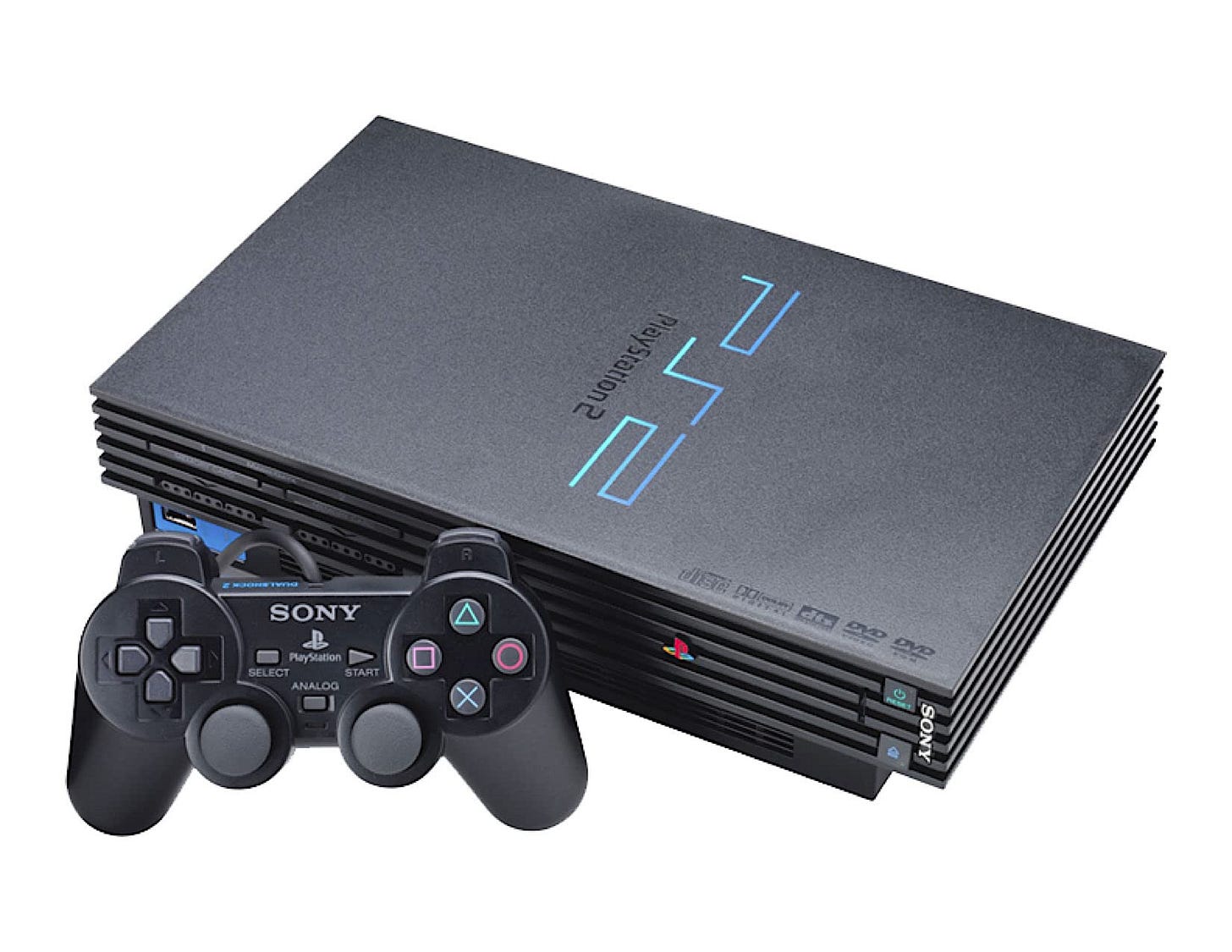 Console System | Fat Black - Sony PS2 Playstation 2 