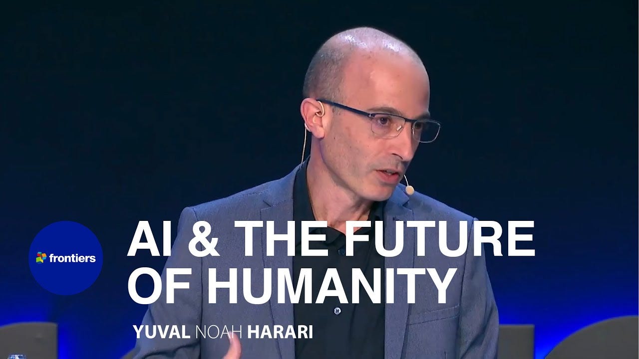 AI and the future of humanity | Yuval Noah Harari at the Frontiers Forum -  YouTube