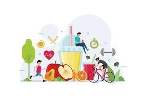 Healthy Lifestyle Vector Art, Icons, and Graphics for Free Download