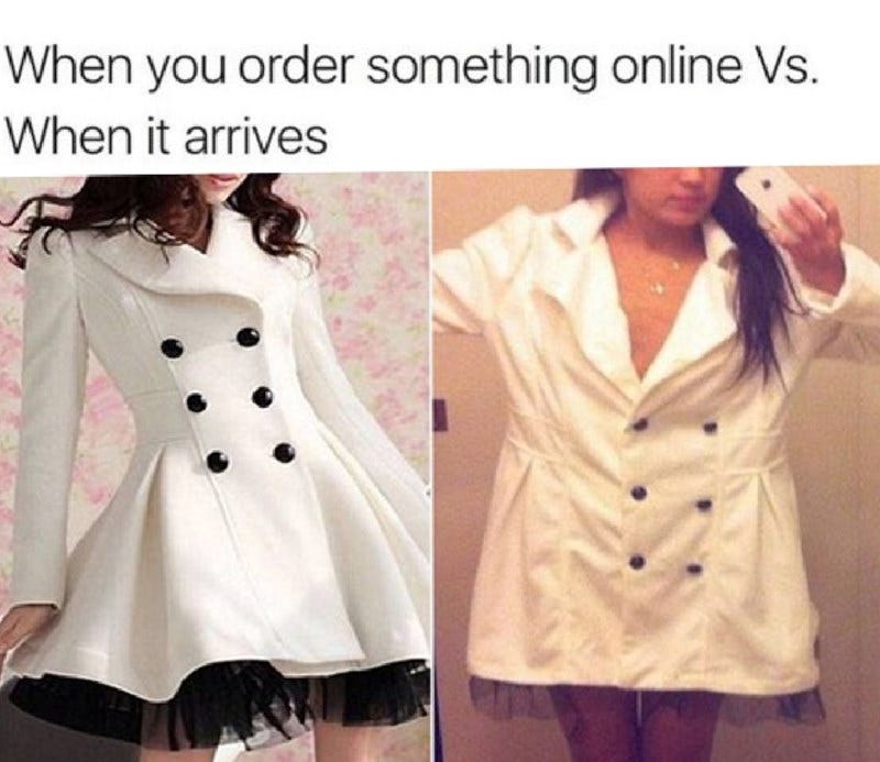 When You Order Something Online VS When It Arrives - FAIL Blog - Funny Fails