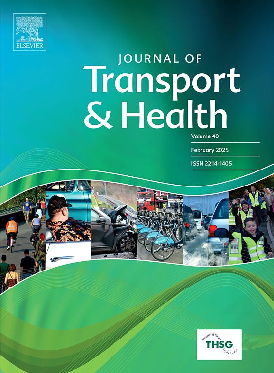 Cover of the magazine "Transport & Health"