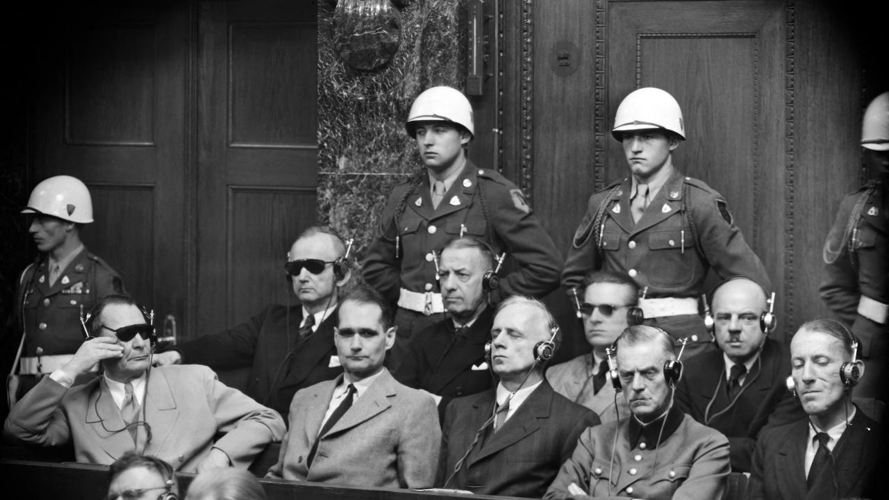 Misleading posts about Nuremberg trials misuse post-World War II photo ...