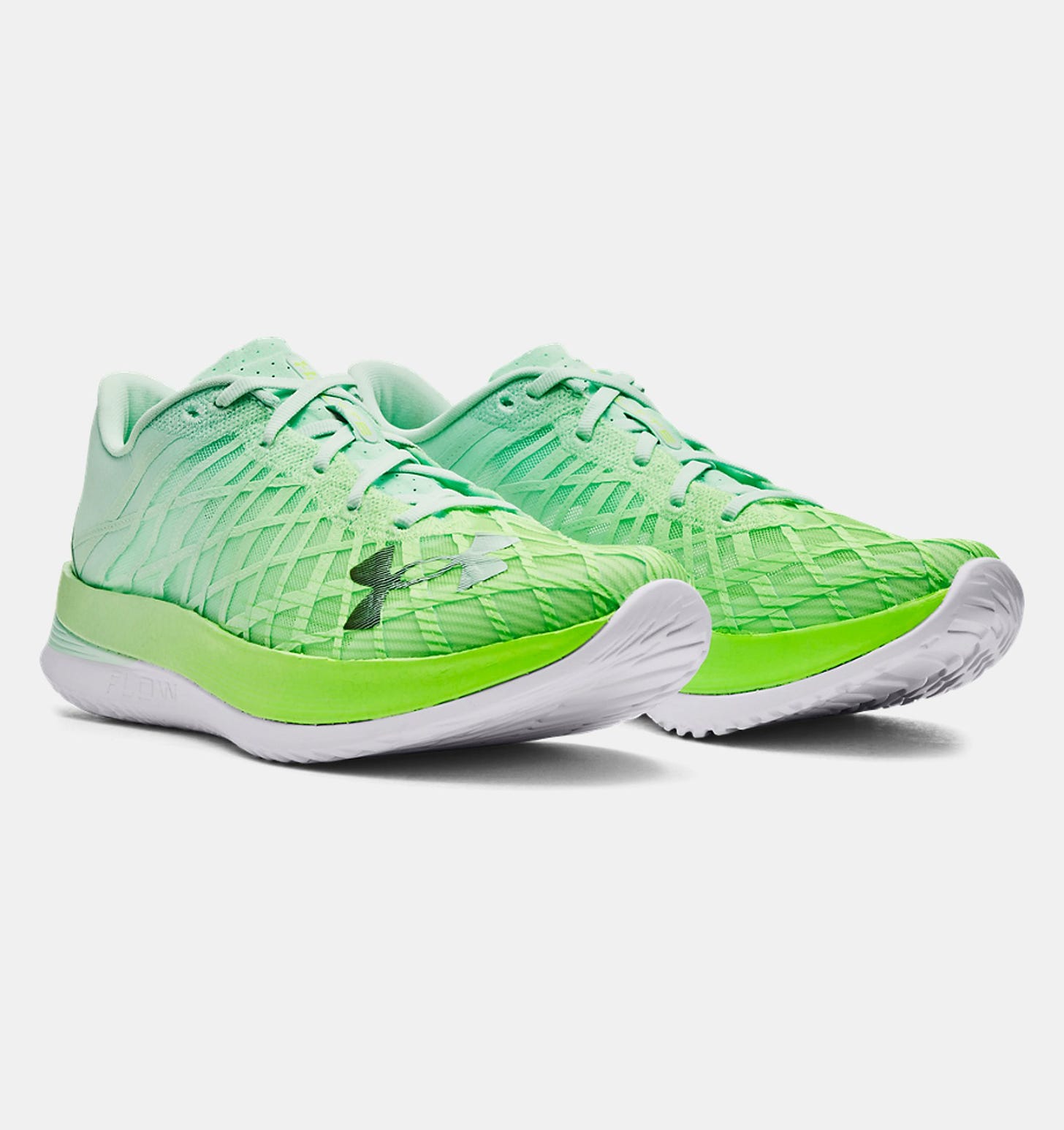 Unisex UA Flow Velociti Elite Running Shoes, Green, pdpZoomDesktop image number 3