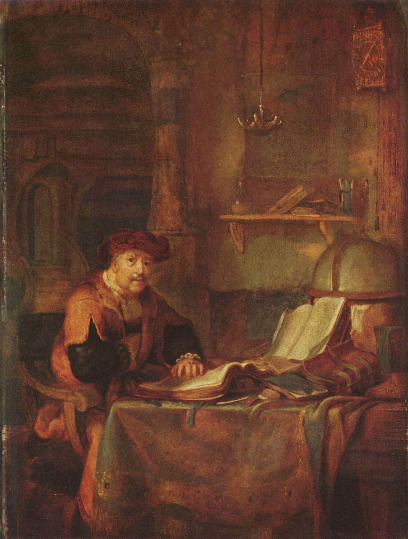 Gerbrand van den Eeckhout | A Scholar in his studio