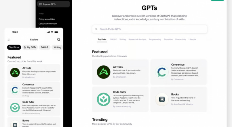 A OpenAI lançou a GPT Store, uma loja virtual para baixar diferentes versões do ChatGPT