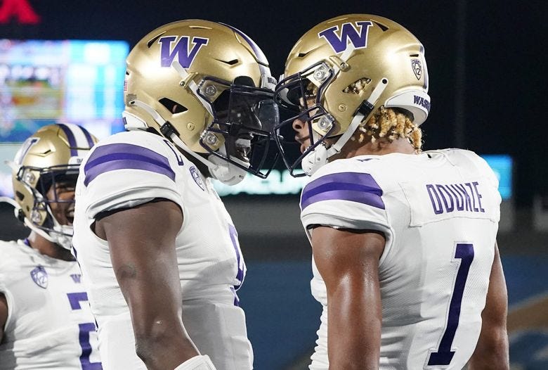 Commentary: Appreciate UW QB Michael Penix Jr. and WR Rome Odunze while you  can, Husky fans | The Seattle Times