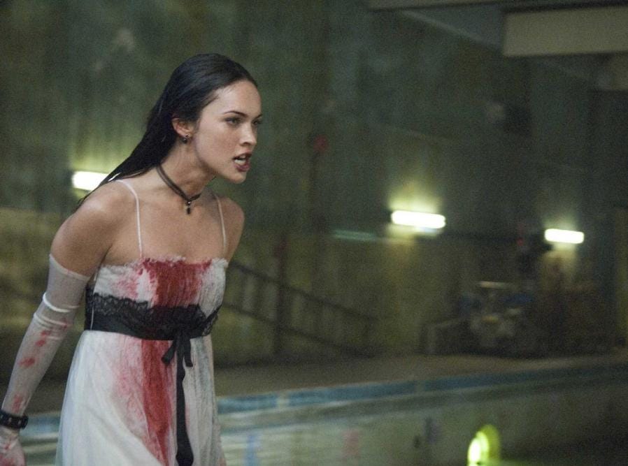 Jennifer's Body, bloody Megan Fox