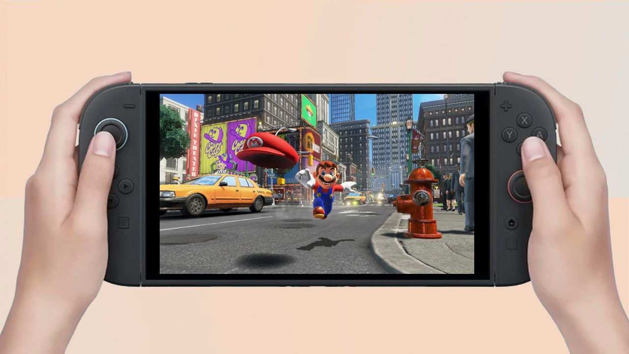 Nintendo Switch 2 running Mario Odyssey