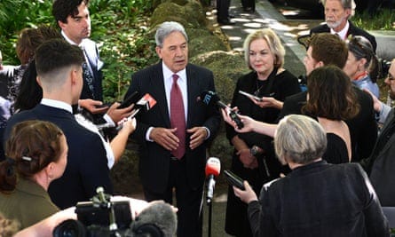 Peters and Collins address media in Melbourne