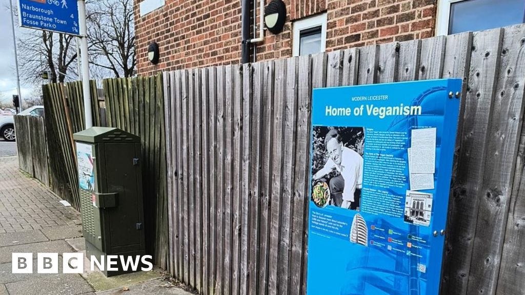 Heritage panel recognises Leicester as home of veganism