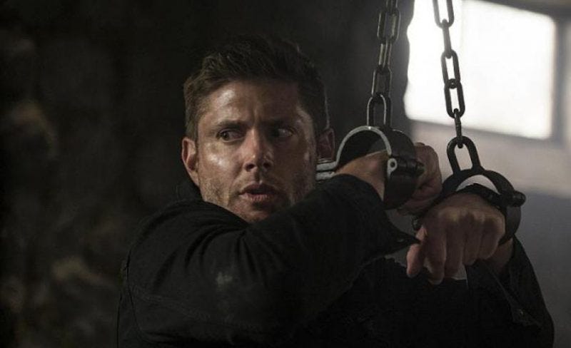 supernatural dean winchester handcuffed 2016