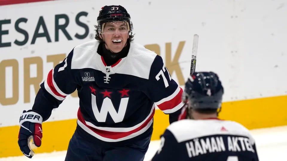 Will more NHL players follow T.J. Oshie's lead after the Adam Johnson tragedy? (AP Photo/Mark Schiefelbein)