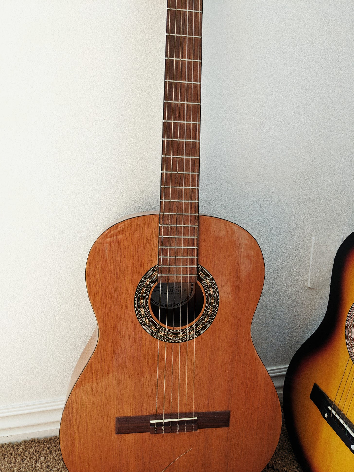 brother's classical guitar