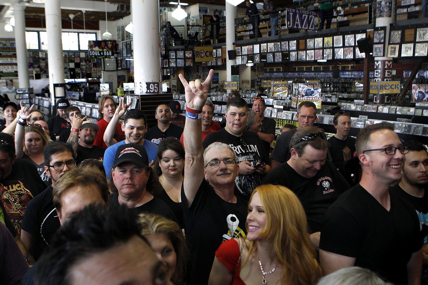 Metallica celebrates Record Store Day at Berkeley's Rasputin