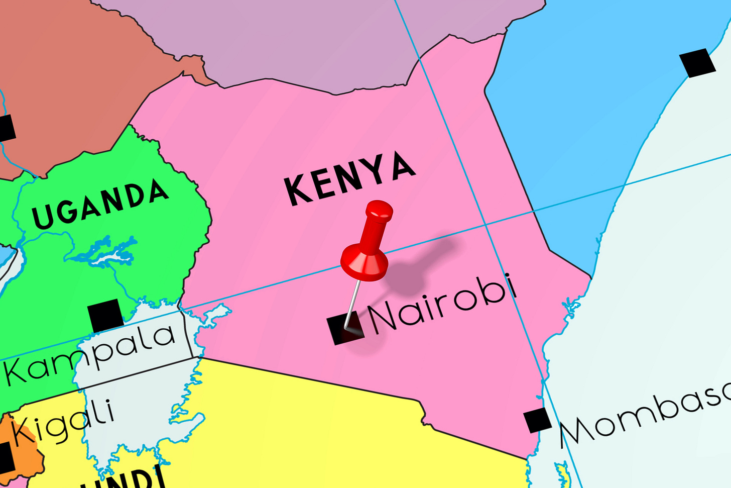 Map of Kenya - 3d_generator (Paweł Pyrlik) - https://depositphotos.com/portfolio-22295624.html?content=photo