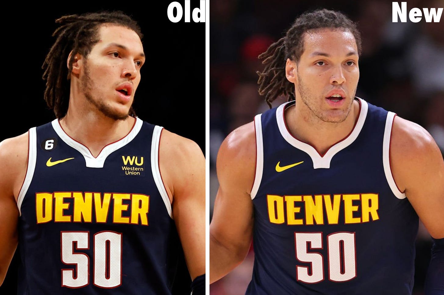 Denver Nuggets' new uniforms have less powder blue, includes advertisement  patch, Sports