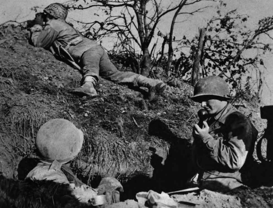 Forward Artillery Observers Supporting the 84th Infantry Division