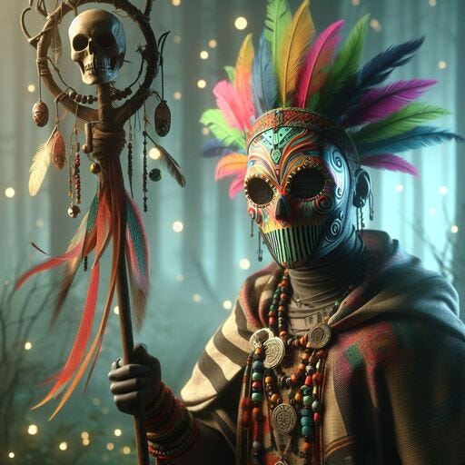 A 3d realistic photo of trickster