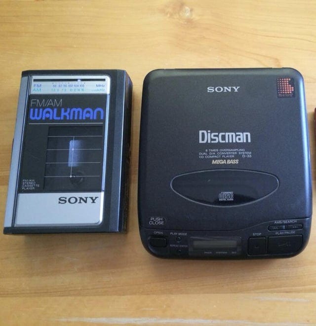 What year did you trade in your Walkman for a Discman? (or ...