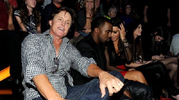 kanye west was bruce jenners biggest defender to kim kardashian 2015 gossip