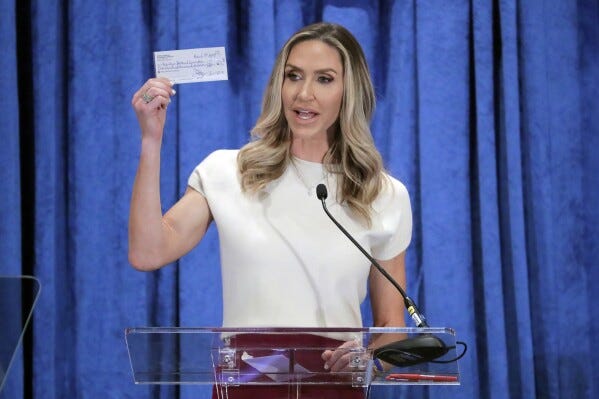 Lara Trump is reshaping the RNC in Donald Trump's image | AP News