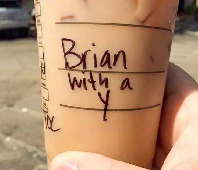 15 of The Funniest Misspelled Names at Starbucks