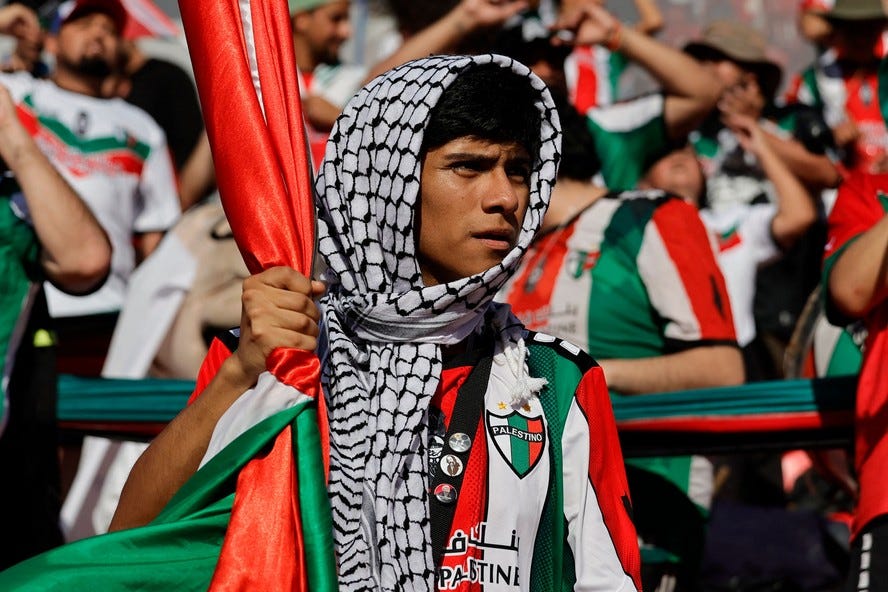 Israel x Hamas: clube chileno faz homenagem às vítimas palestinas do  conflito; entenda
