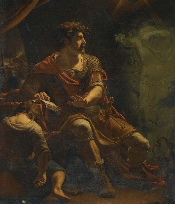 Henry Tresham - Brutus Disturbed By The Ghost Of Caesar, From Shakespeare’s Julius Caesar, Act Iv, Scene Iii