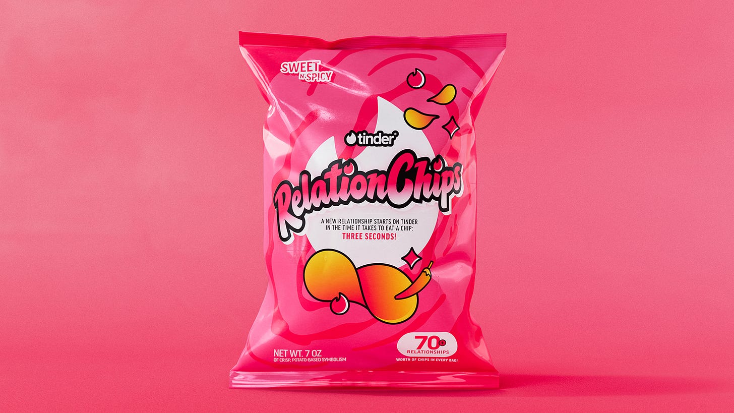 Tastes Like Romance: Tinder Intros RelationChips | Muse by Clios