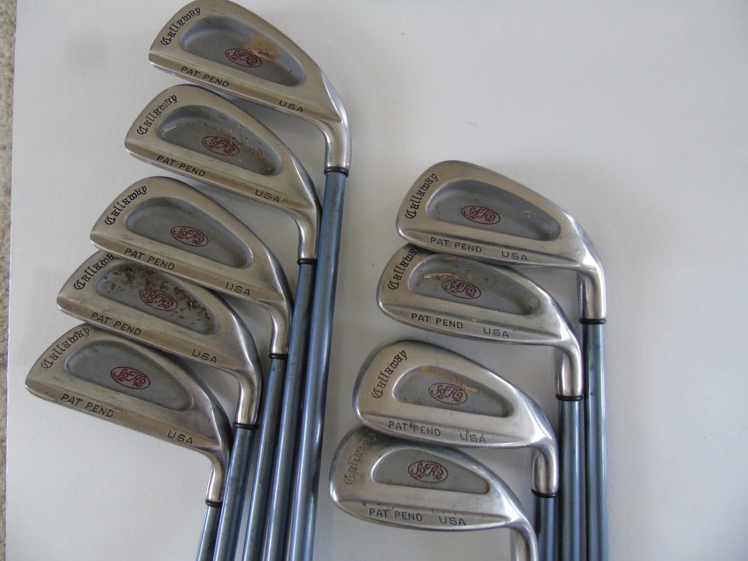 Callaway S2H2 Iron Set in Fantastic original condition