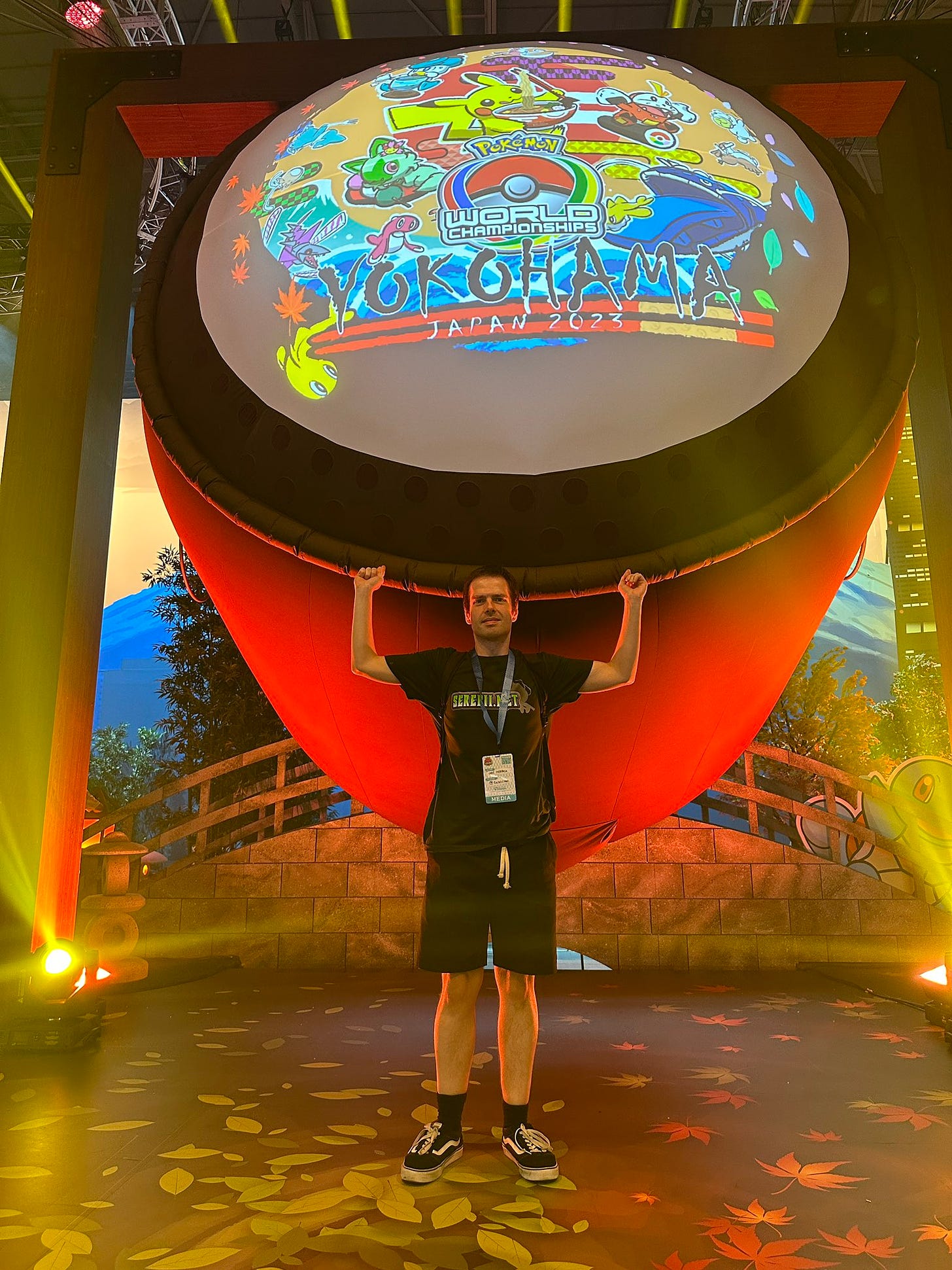 Joe at the Pokémon World Championships in Yokohama, Japan (August 2023)