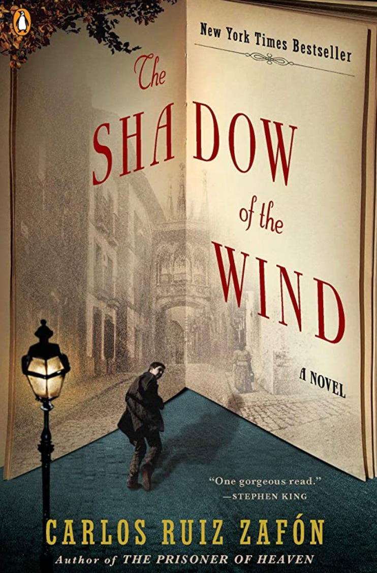 Picture of the cover of the book The Shadow of the Wind
