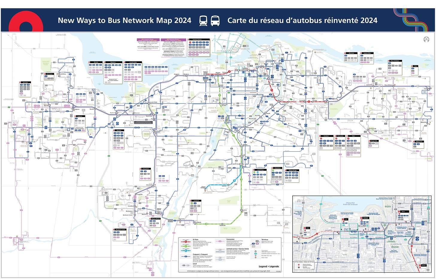 New Ways to Bus Network Map 2024