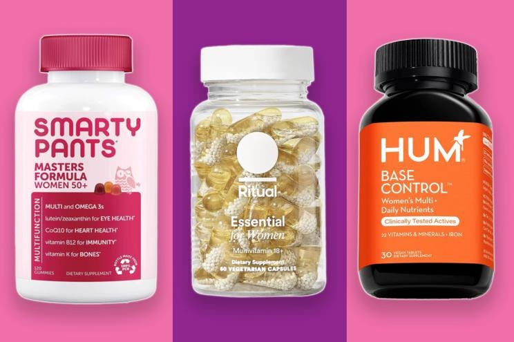 The 12 best multivitamins for women to take daily in 2025