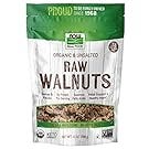 NOW Foods, Certified Organic Walnuts, Raw and Unsalted, Halves and Pieces, Good Source of Protein and Healthy Fatty Acids, Certified Non-GMO, 12-Ounce (Packaging May Vary)