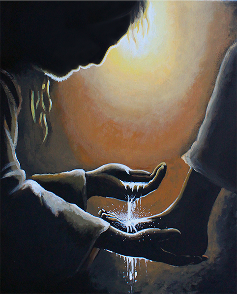 Humility - Jesus washing Disciples feet - Painted Christ | Jesus christ  painting, Foot painting, Cross paintings