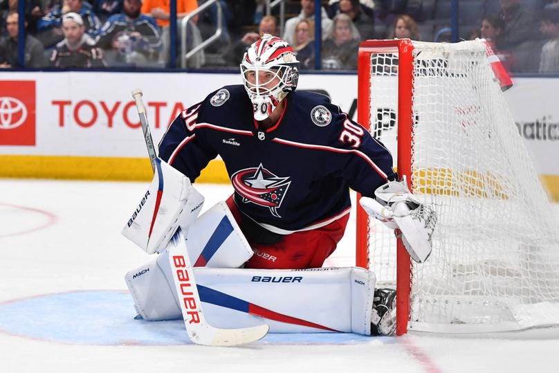 Spencer Martin Columbus Blue Jackets