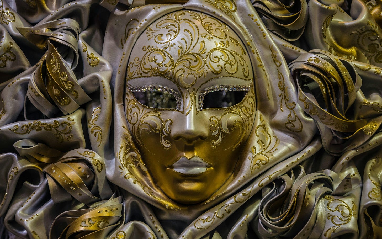 A gold mask