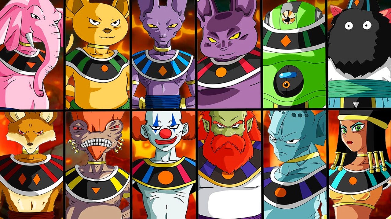 All 12 Gods Of Destruction - YouTube