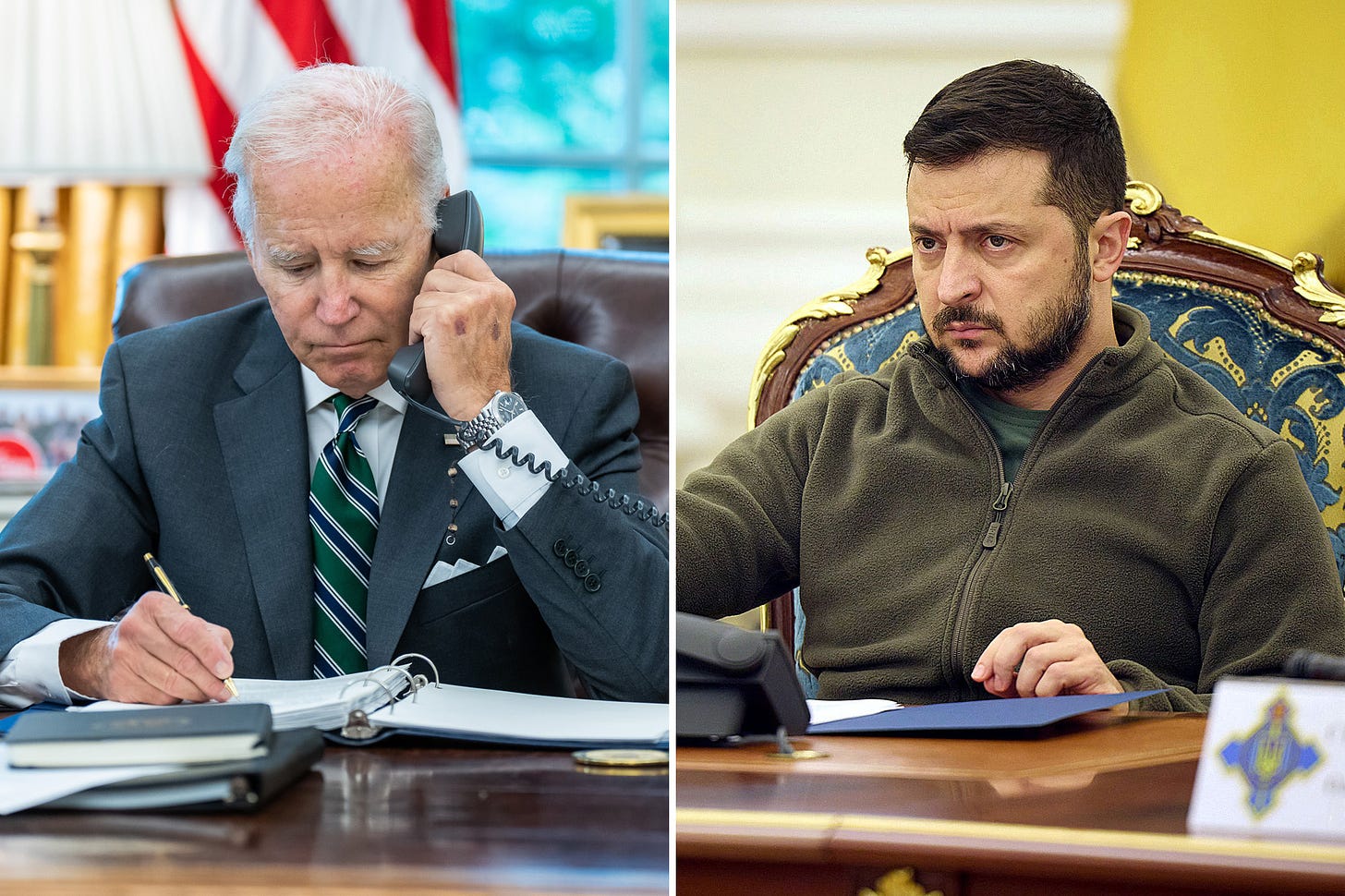 Biden and Zelensky talk as Ukraine makes battlefield gains