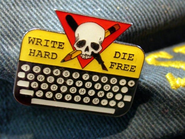 writing pin