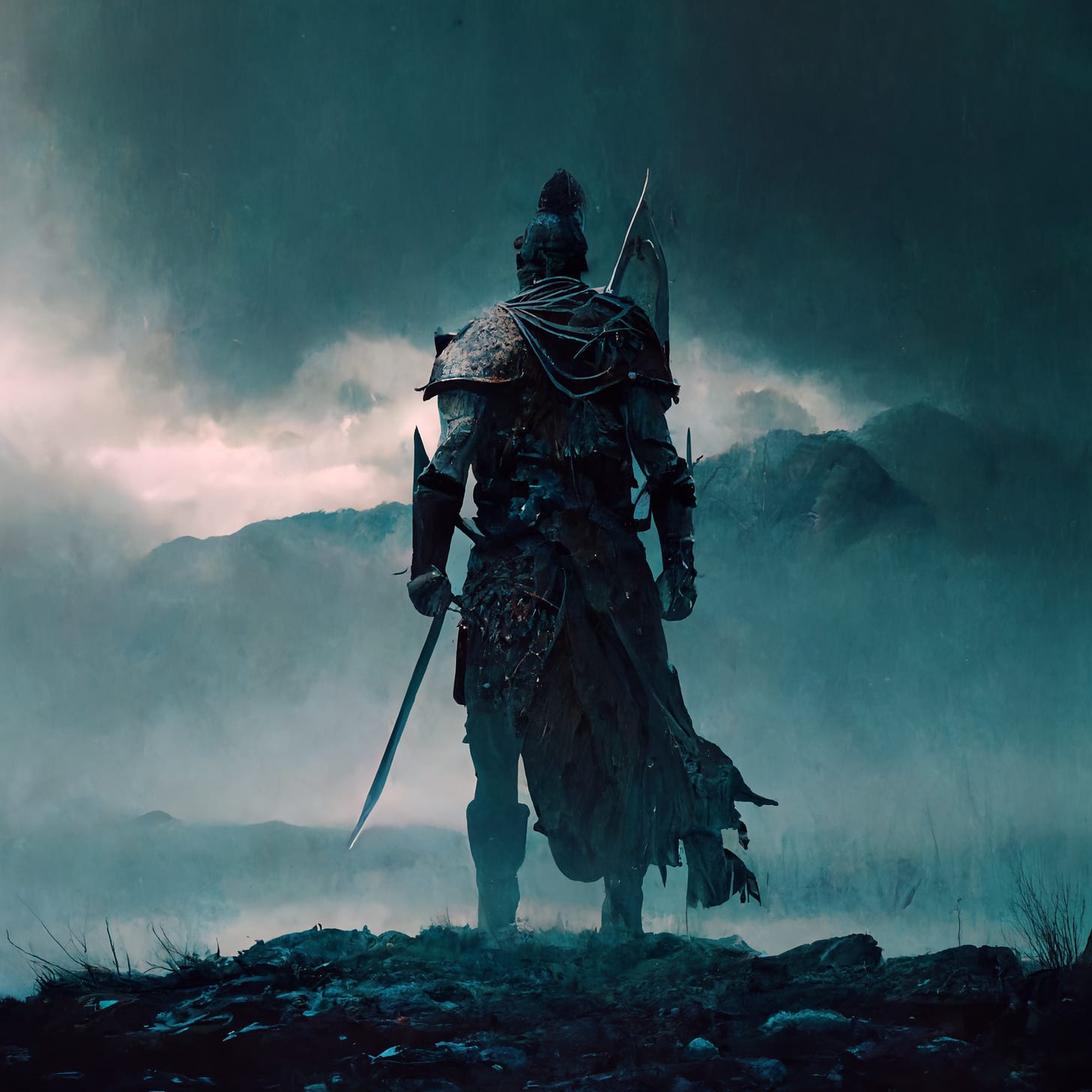warrior archetype mythopoetic cinematic arr 16:9